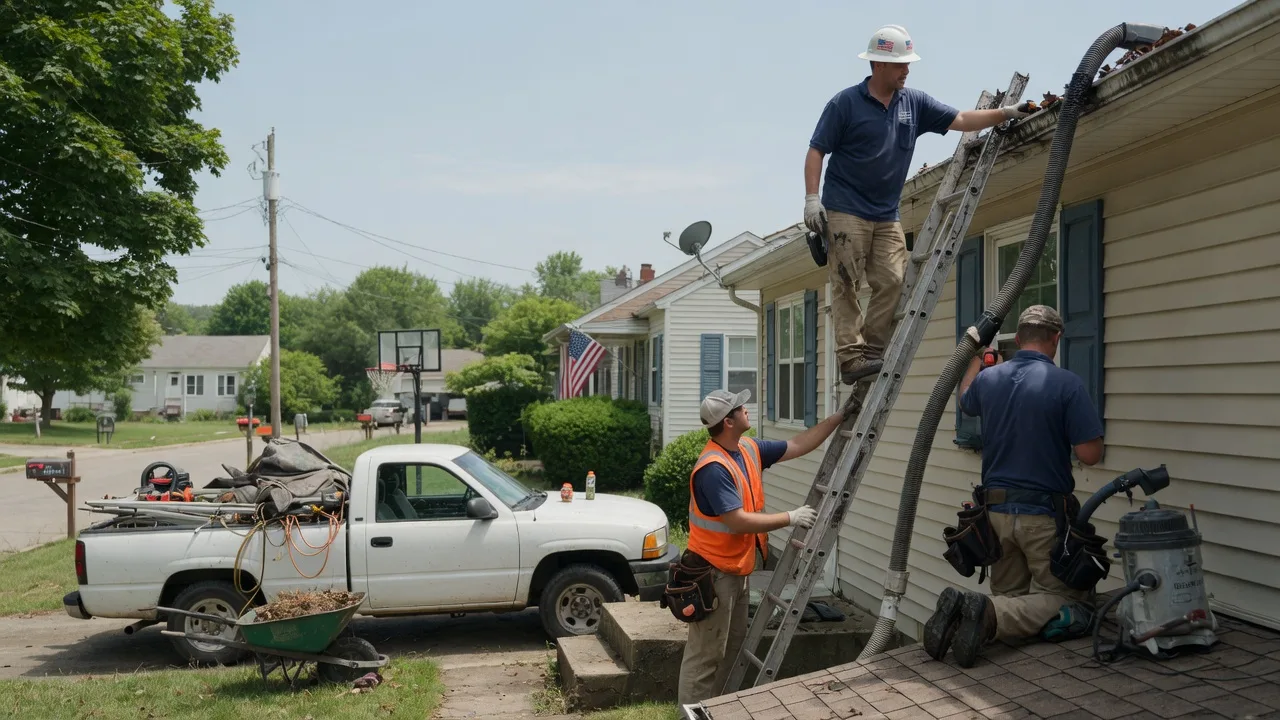 Gutter Installation in Lejunior, KY near me